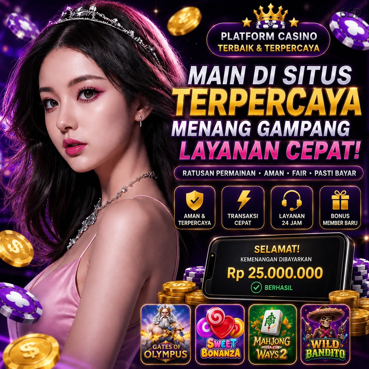 Ikon aplikasi 66d resmi